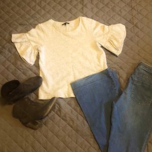 Banana Republic bell sleeve women’s grey size XS.